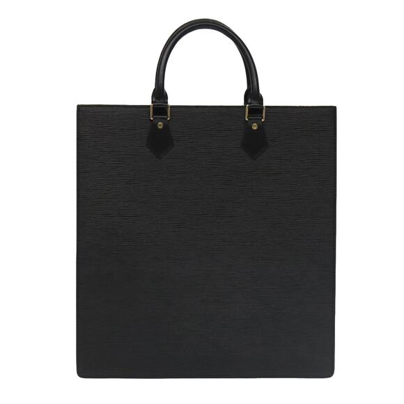 LOUIS VUITTON Epi Sac Plat Hand Bag Black M59082 - Picture 2 of 12